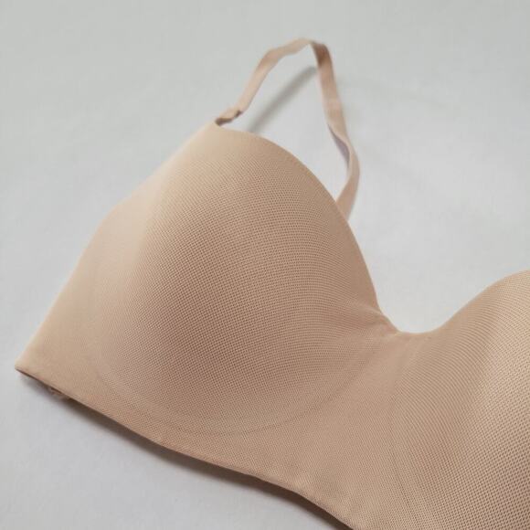 Steve Madden Mesh Balconette Bra SM11851 Rose Dust NWT Size 32D - Picture 4 of 7